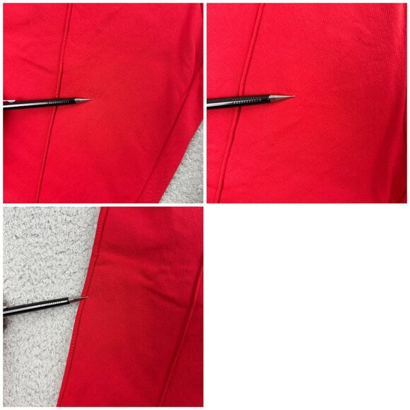 Ami Paris Pants Mens Small Red Alexandre Mattiussi Zip Track Jogger Sweatpants 1 - Picture 10 of 11